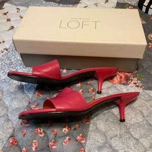 Ann Taylor Loft Mule IOB